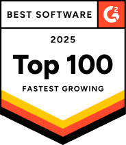 G2 Top 100 Fastest Growing 2025