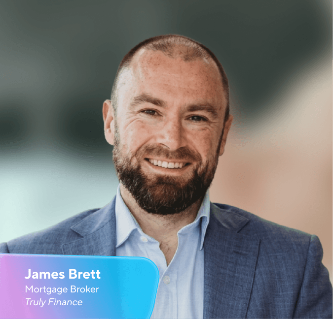 A smiling man, James Brett, Mortgage Broker at Truly Finance.